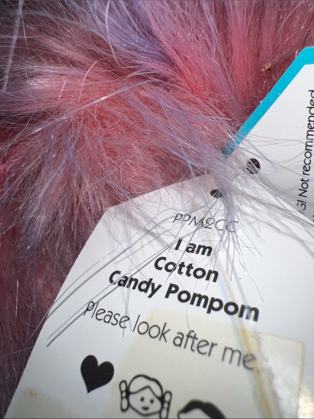 Jellycat I am cotton candy pompom (retired) - Picture 5 of 5